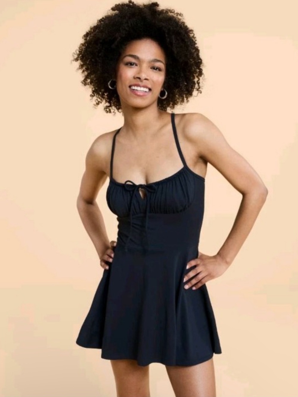 Blogilates Women’s Tie Front Twirl Active Dress